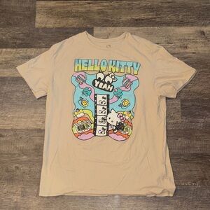 Hello Kitty Beige Short Sleeve Tee